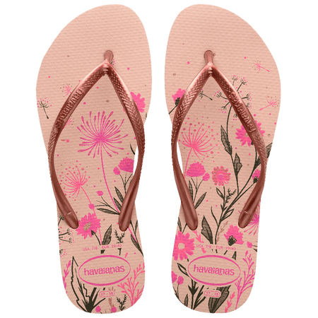 Ojotas Mujer Havaianas Slim Organic Floral