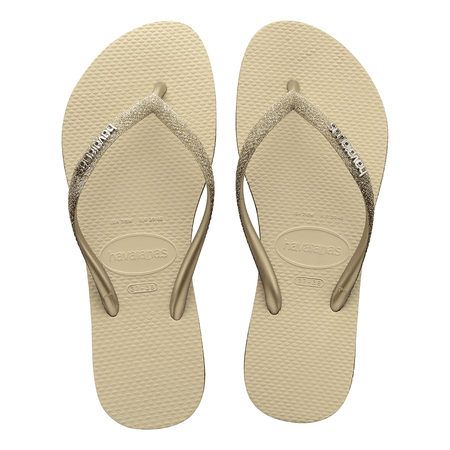 Ojotas Mujer Havaianas Slim Glitter Sparkle Brillantina