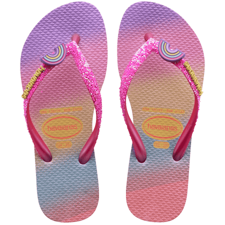 Ojotas Niñas Havaianas Slim Glitter II Brillantina
