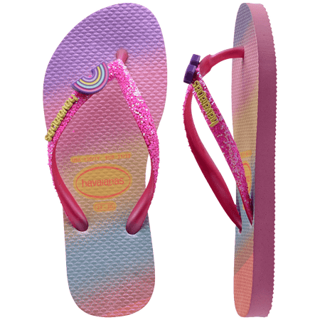 Ojotas Niñas Havaianas Slim Glitter II Brillantina