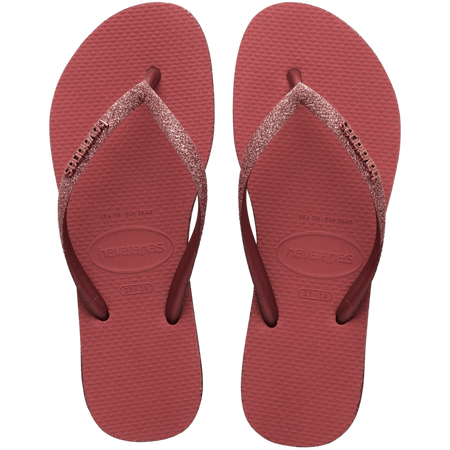 Ojotas Mujer Havaianas Slim Glitter Sparkle Brillantina