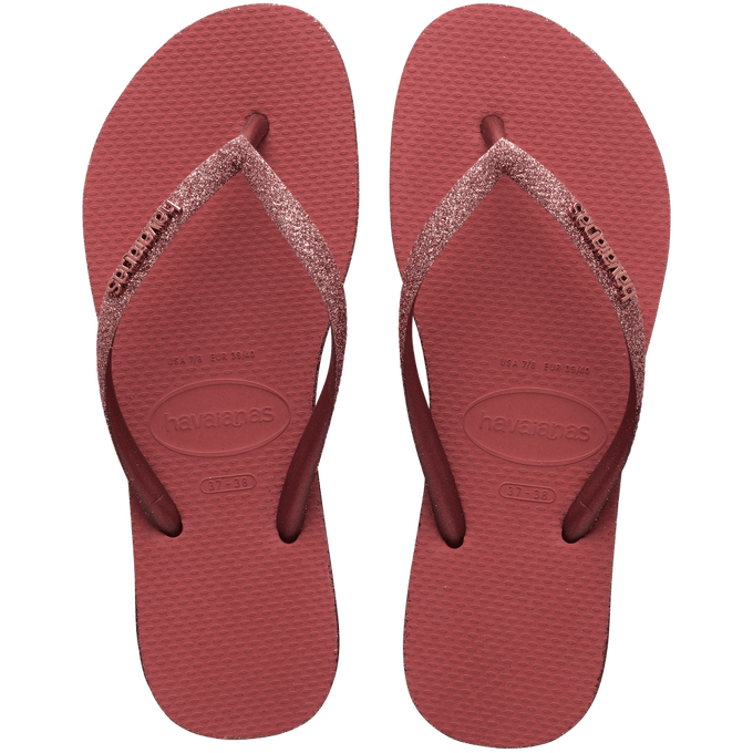 Ojotas Mujer Havaianas Slim Glitter Sparkle Brillantina