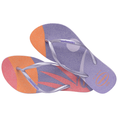 Ojotas Mujer Havaianas Slim Glitter Palette Glow