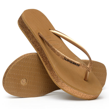 Sandalias Havaianas Plataforma Sparkle Brillantina