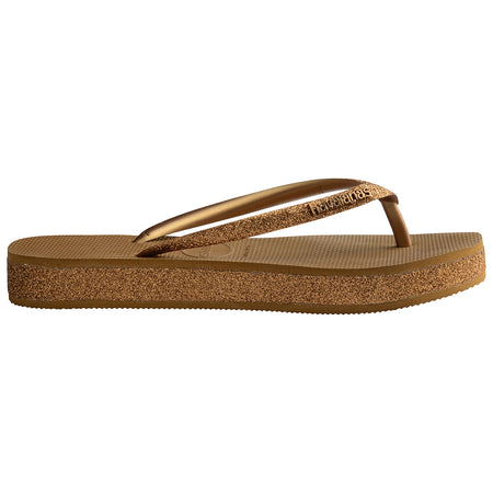 Sandalias Havaianas Plataforma Sparkle Brillantina