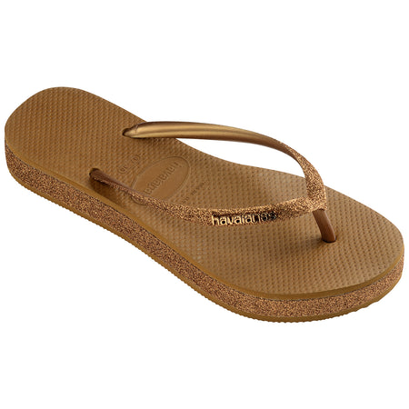 Sandalias Havaianas Plataforma Sparkle Brillantina