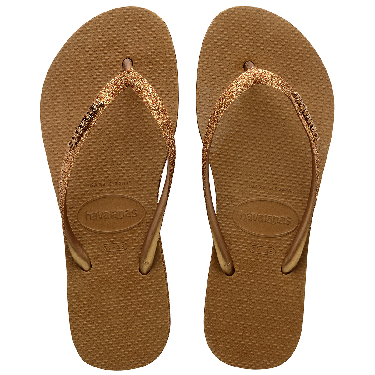 Sandalias Havaianas Plataforma Sparkle Brillantina